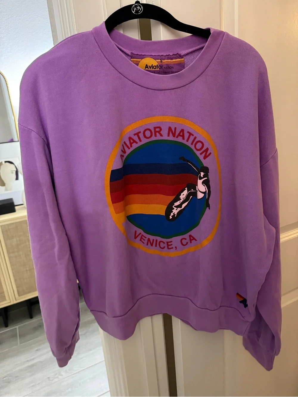 Aviator Nation Purple Sweatshirt - Picture 2 of 7